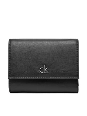 Calvin Klein Mały Portfel Damski Ck Daily Medium Trifold_Pbl K60K612851 Czarny