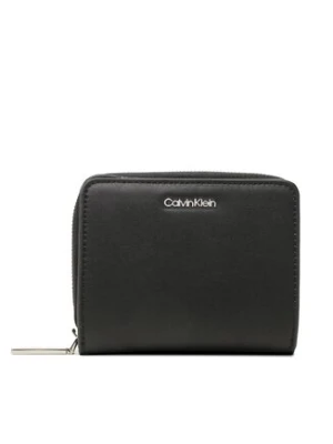 Calvin Klein Mały Portfel Damski Ck Must Z/A Walle W/Flap Md K60K610300 Czarny