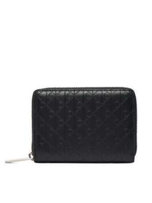Calvin Klein Portfel Emblem Emboss Zip Coin Pouch LV04D1087G Czarny
