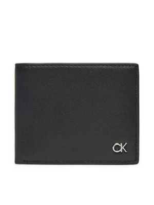 Calvin Klein Mały Portfel Męski Metal Ck Bifold 6Cc K50K512289 Czarny