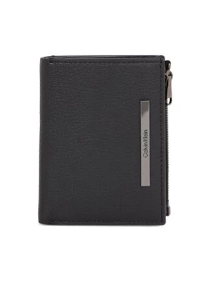 Calvin Klein Mały Portfel Męski Modern Bar Trifold 6Cc Detach K50K510886 Czarny