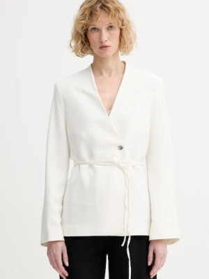 Calvin Klein marynarka dwurzędowa damska z wiskozą