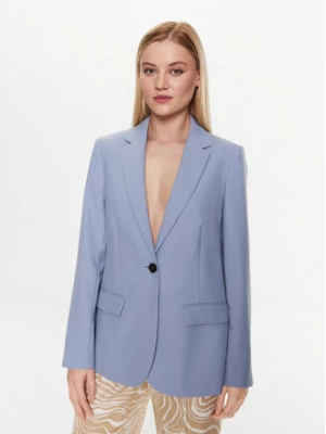 Calvin Klein Marynarka Essential Tailored K20K205187 Błękitny Regular Fit