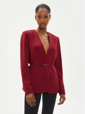 Calvin Klein Marynarka K20K207154 Czerwony Slim Fit
