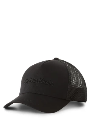Calvin Klein Męska czapka z daszkiem Mężczyźni czarny jednolity,