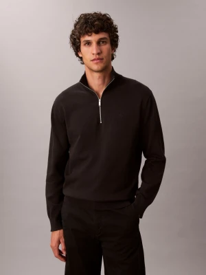 Zdjęcie produktu Calvin Klein Męski sweter z dzianiny Mężczyźni Bawełna czarny,