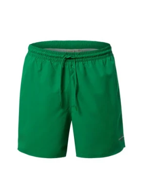 Calvin Klein Męskie spodenki kąpielowe Mężczyźni zielony jednolity,