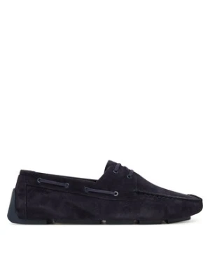 Calvin Klein Mokasyny Driver Boat Su HM0HM02084 Granatowy