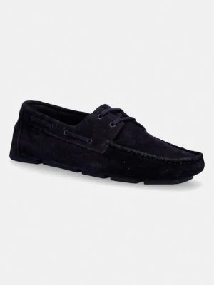 Calvin Klein mokasyny męskie zamszowe DRIVER BOAT SU