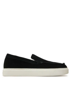 Calvin Klein Mokasyny Moccasin Suede HM0HM01794 Czarny
