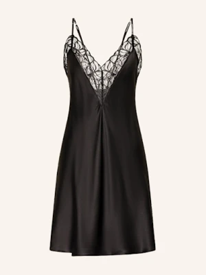 Calvin Klein Negliż Chemise Z Satyny schwarz