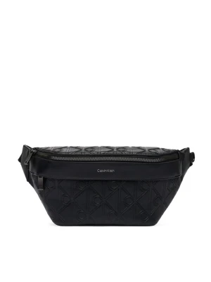 Calvin Klein Nerka Emblem Aop Deboss Waistbag LV04D3564G Czarny
