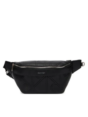 Calvin Klein Nerka Emblem Aop Emboss Waistbag LV04D3332G Czarny