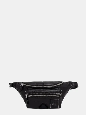 Calvin Klein nerka męska z imitacji skóry czarny