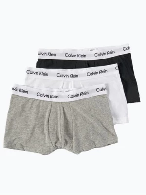Calvin Klein Obcisłe bokserki pakowane po 3 szt. Mężczyźni Bawełna szary jednolity,