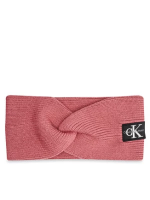 Calvin Klein Opaska materiałowa Mono Logo Patch K60K612660 Różowy