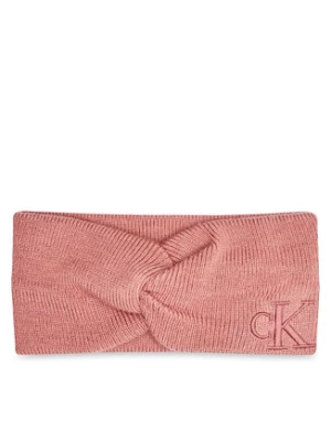 Calvin Klein Opaska materiałowa Monogram Embro K60K612658 Różowy