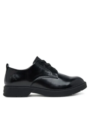 Calvin Klein Oxfordy Low Cut Lace-Up Shoe V3X4-83182-1453 D Czarny