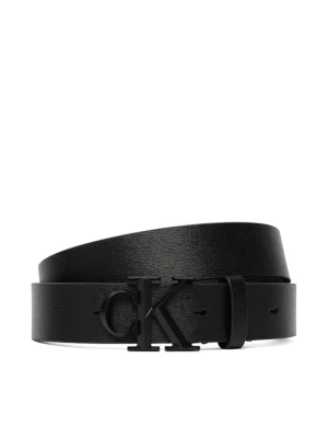 Calvin Klein Pasek Ck Faceted Buckle 32Mm LV04D7173G Czarny