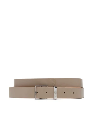 Calvin Klein Pasek Damski Branded Loop Square Belt 2.5 K60K612866 Beżowy