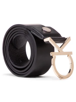 Calvin Klein Pasek Damski Ck Adj.Logo Belt 3.5Cm K60K602141 Czarny