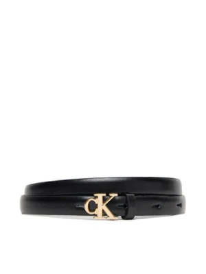 Calvin Klein Pasek Damski Ck Buckle 15Mm Fixed Belt LV04F7055G Czarny