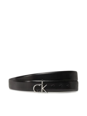 Calvin Klein Pasek Damski Ck Buckle Belt 3.0_Smooth K60K613156 Czarny