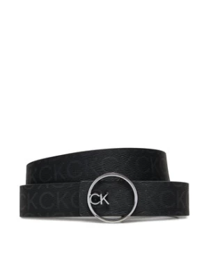 Calvin Klein Pasek Damski Ck Buckle Reversible Belt 3Cm K60K612359 Czarny