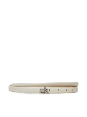 Calvin Klein Pasek Damski Ck Buckle Skinny Belt 1.5 K60K612932 Biały