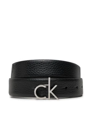 Calvin Klein Pasek Damski Ck Logo Buckle Belt 3.0_Pbl K60K613073 Czarny