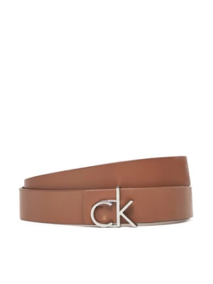 Calvin Klein Pasek Damski Ck Logo Reversible Belt 3.0 K60K613074 Brązowy