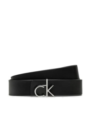 Calvin Klein Pasek Damski Ck Logo Reversible Belt 3.0 K60K613074 Czarny