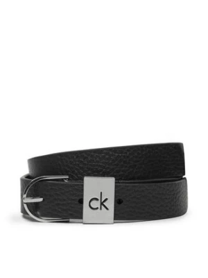 Calvin Klein Pasek Damski Ck Loop Thin Round Buckle 2.5 K60K612856 Czarny