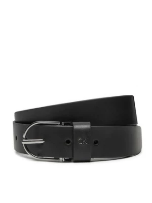 Calvin Klein Pasek Damski Ck Metal Loop Rnd Buckle 3.0 K60K612861 Czarny