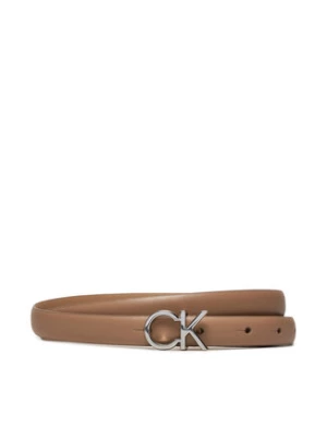 Calvin Klein Pasek Damski Ck Thin Belt 1.5Cm K60K612360 Beżowy