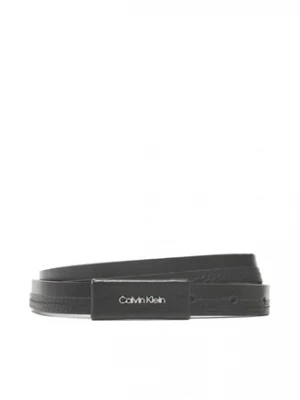 Calvin Klein Pasek Damski Daily Dressed Plaque 2cm Belt K60K610499 Czarny