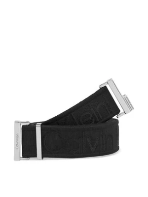 Calvin Klein Pasek Damski Gracie Logo Jacquard Belt 3.0 K60K611922 Czarny