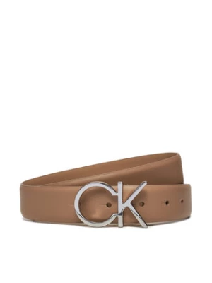 Calvin Klein Pasek Damski Re-Lock Ck Logo Belt 30Mm K60K610157 Brązowy