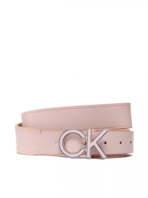 Calvin Klein Pasek Damski Re-Lock Inlay Logo Belt 30Mm K60K609607 Różowy