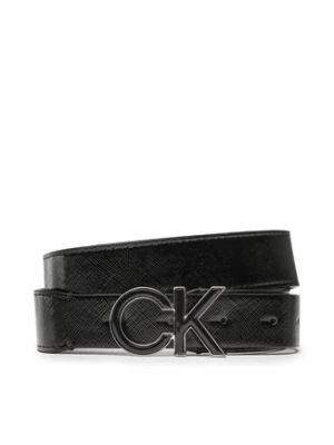 Calvin Klein Pasek Damski Re-Lock Saff Ck 3cm Belt Saff K60K609982 Czarny