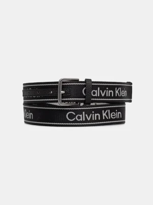 Calvin Klein pasek męski czarny