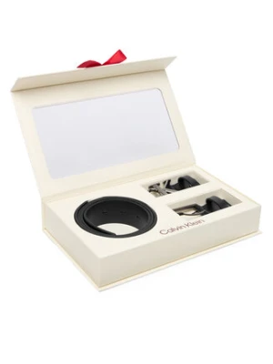 Calvin Klein Pasek Męski Belt Gift Set LV04D0009G Czarny