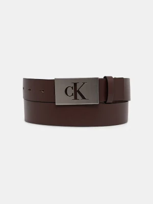 Calvin Klein pasek męski brązowy