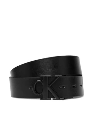 Calvin Klein Pasek Męski Ck Buckle Tumbled 35Mm Adj/Rev LV04D7049G Czarny