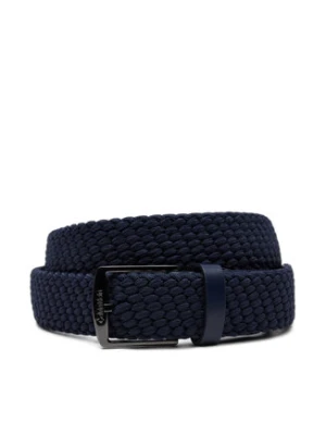 Calvin Klein Pasek Męski Ck Casual Elastic Braided 35Mm K50K512839 Granatowy