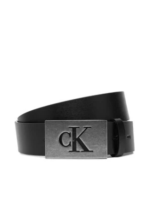 Calvin Klein Pasek Męski Ck Plaque Smooth 35Mm LV04D7043G Czarny