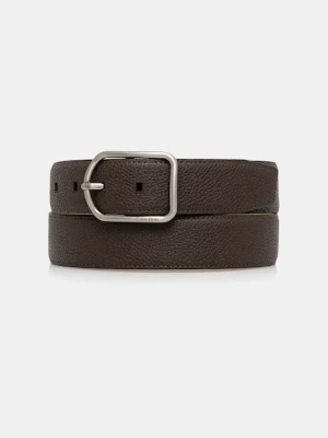 Calvin Klein pasek męski kolor brązowy LV04D7024G