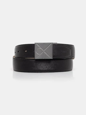 Calvin Klein pasek męski skórzany czarny