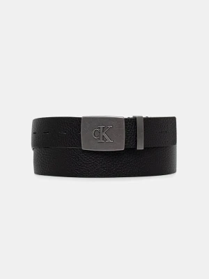 Calvin Klein pasek męski skórzany czarny