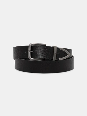 Calvin Klein pasek męski skórzany czarny